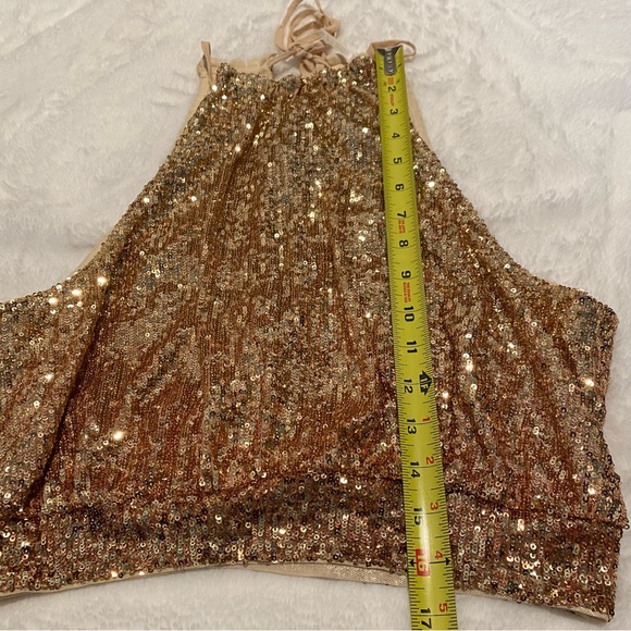 Sequin Back Bow Tie Top - Picture 6 of 10